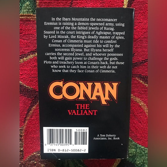 CONAN THE VALIANT PAPERBACK BY ROLAND GREEN TOR 1989 - Picture 3 of 4